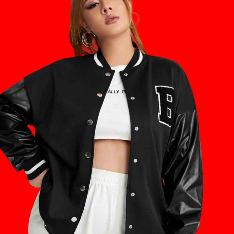 Bitten Plus Black on Black Longer Jacket