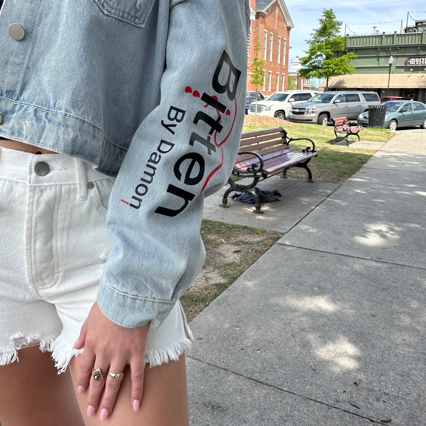 Diamond Denim Couture Jacket