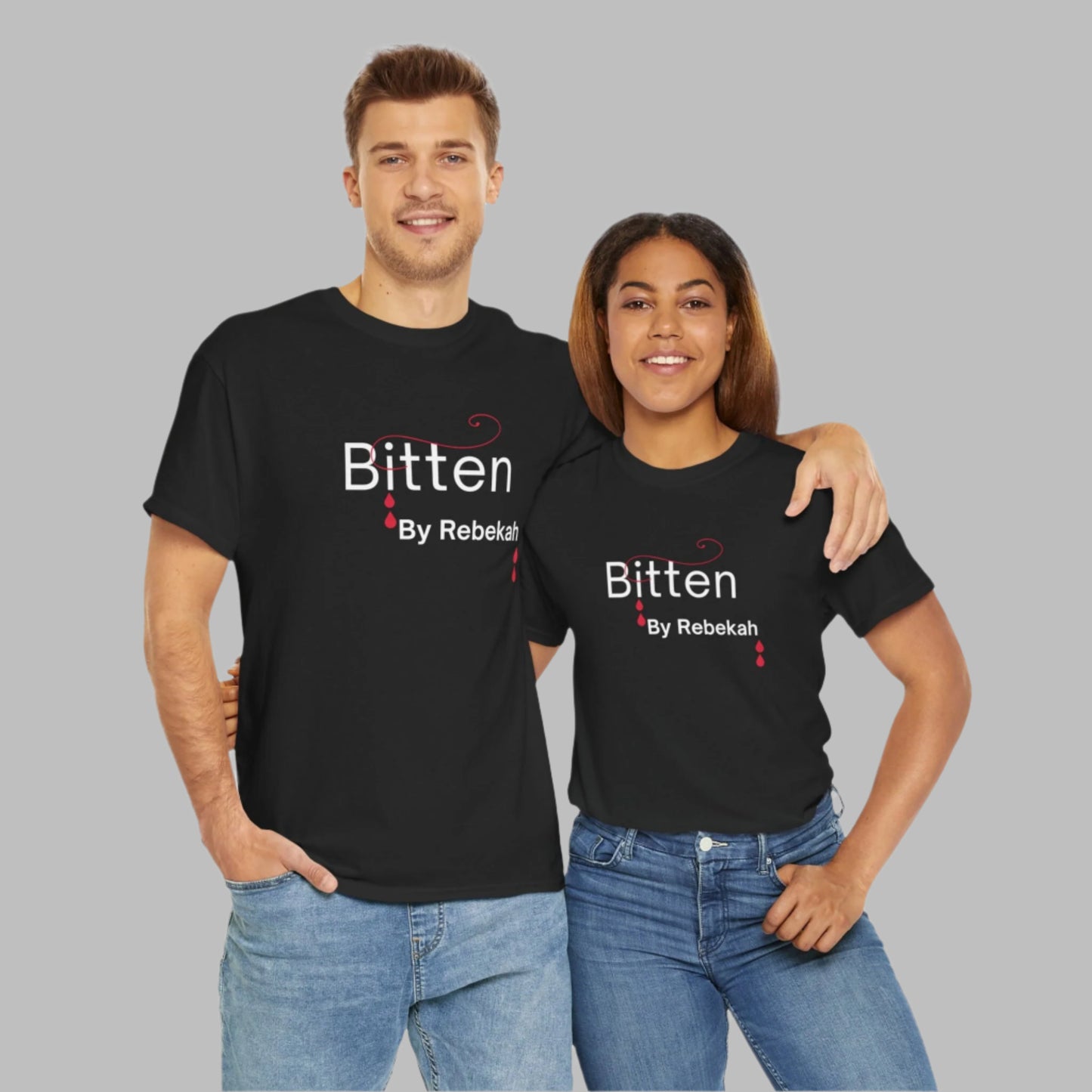 Bitten by Rebekah Basic Black Tee