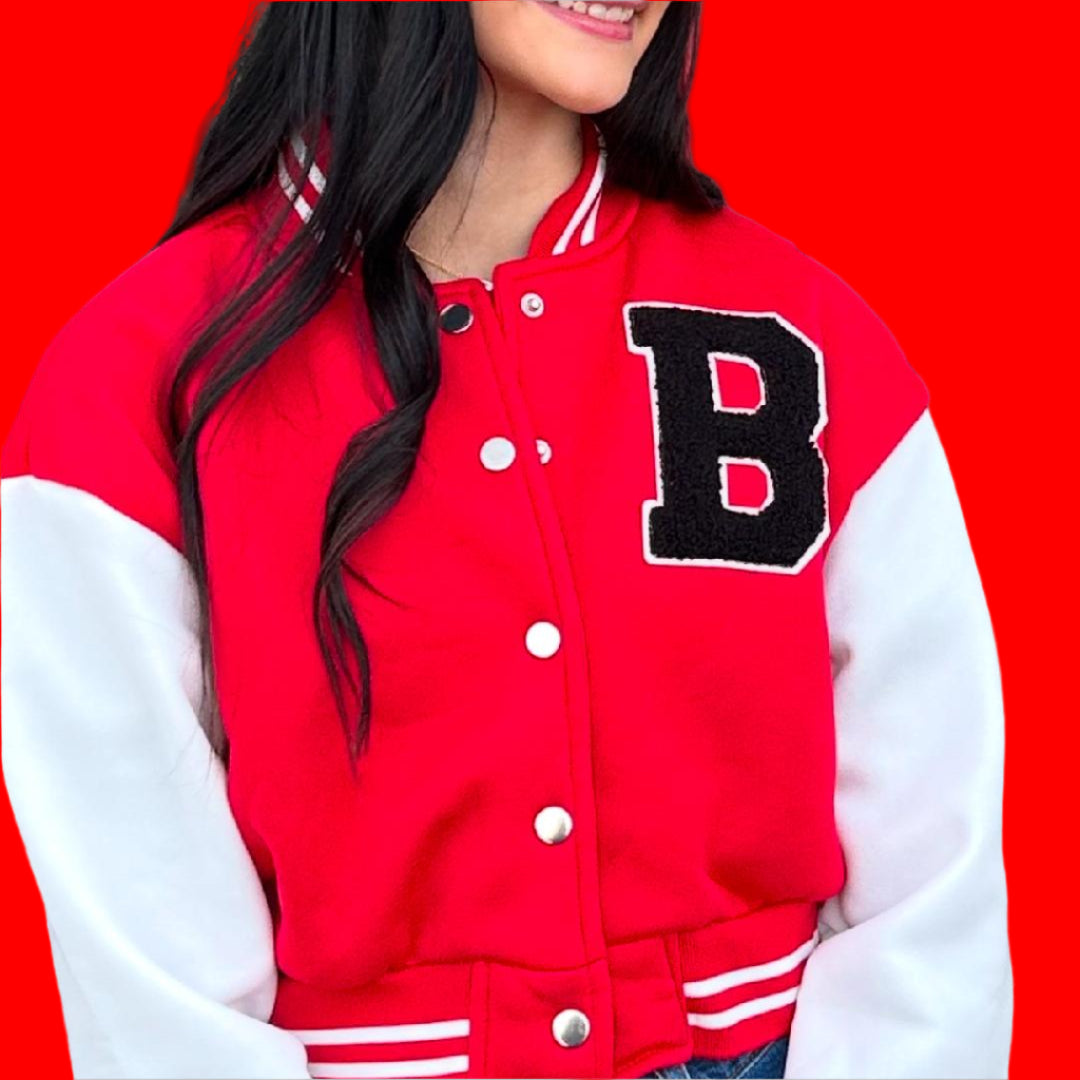 Bitten by Salvatore Brothers Red Crop Jacket