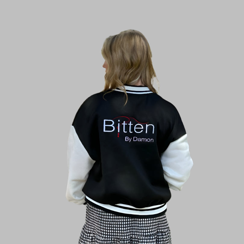 Stretch and Movement Varsity Letterman Jacket