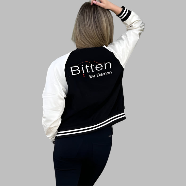 Oversized Wool with Leather Sleeves Jacket (Men or Women) In all Names