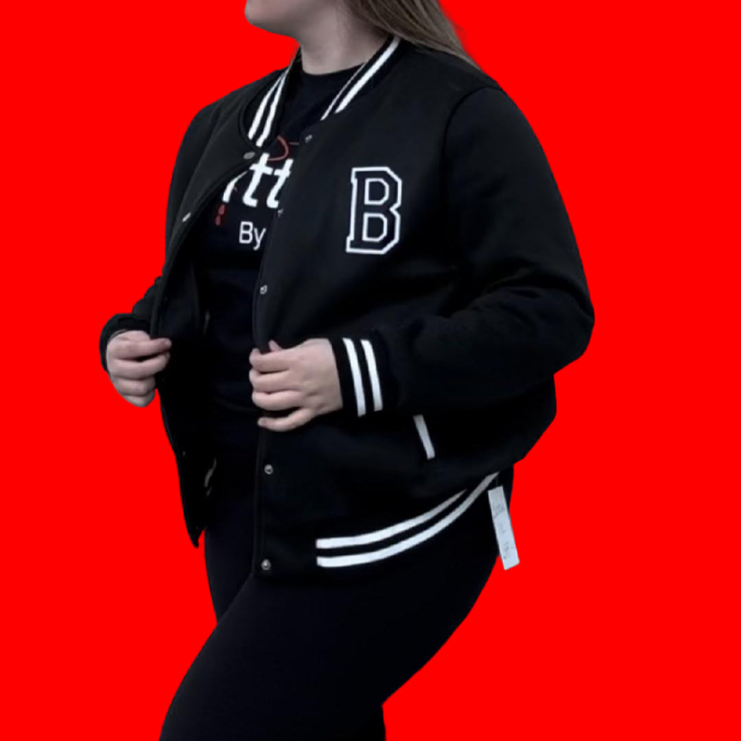 Bitten Plus Black on Black Longer Jacket