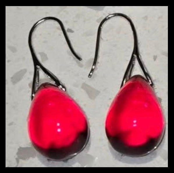BLOOD DROP EARRINGS