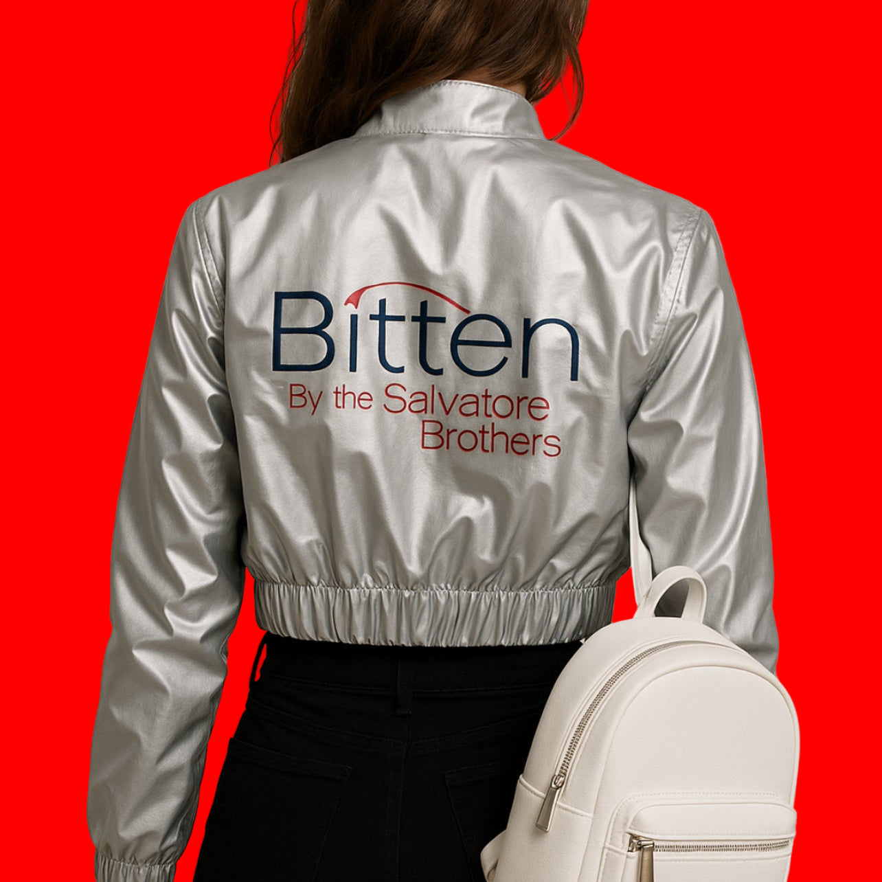 A Walk in the Rain Metallic Rain Jacket in Salvatore Brothers