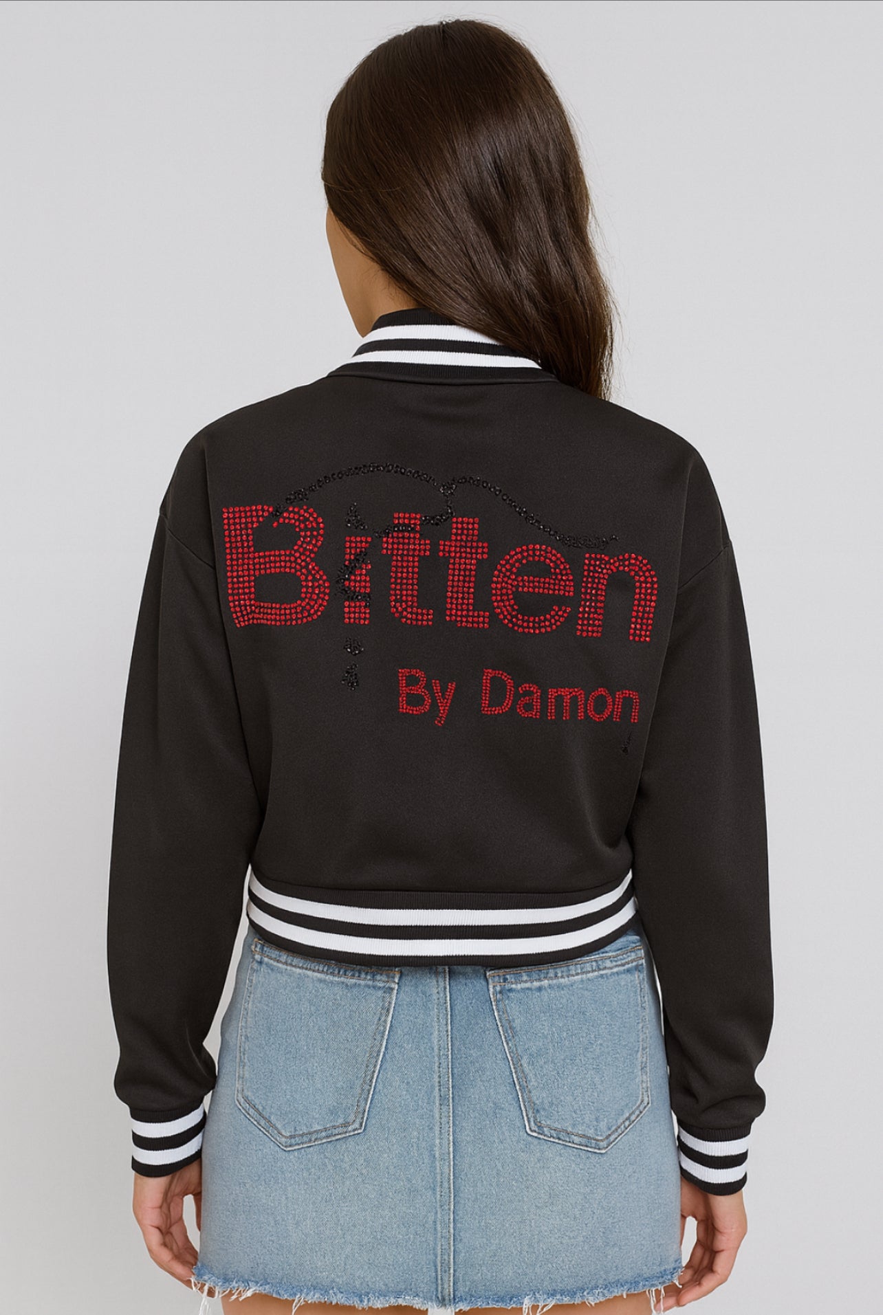 Big Bad Vampire Red Diamond Crop Jacket