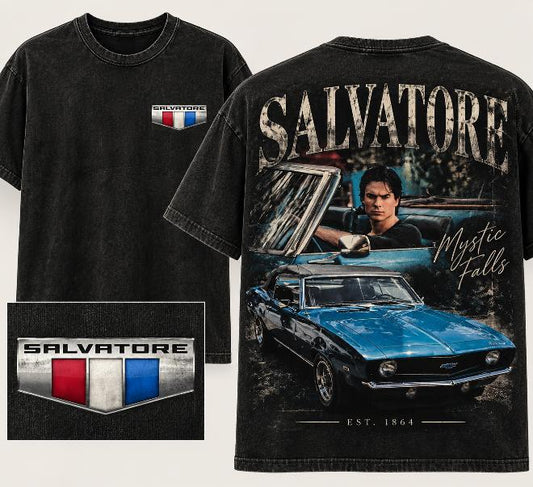 DAMON IN HIS FAVORITE CAMERO
