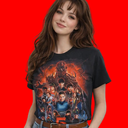 STNGR THINGS BLACK TEE