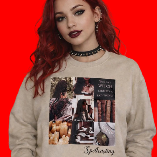 Spell Casting Bonnie Crewneck Sweatshirt