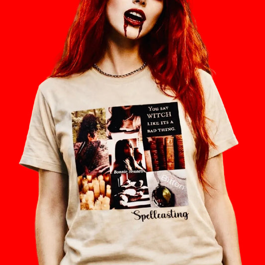 ALL ABOUT BONNIE BENNETT TEE IN TAN