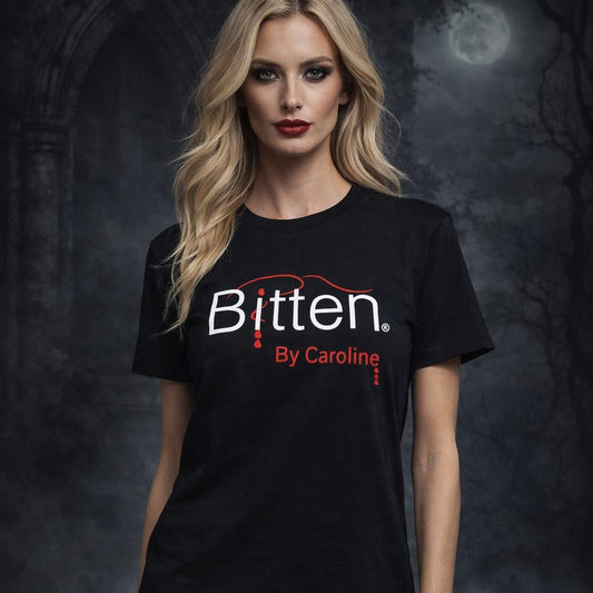 Bitten by Caroline Basic Black Tee