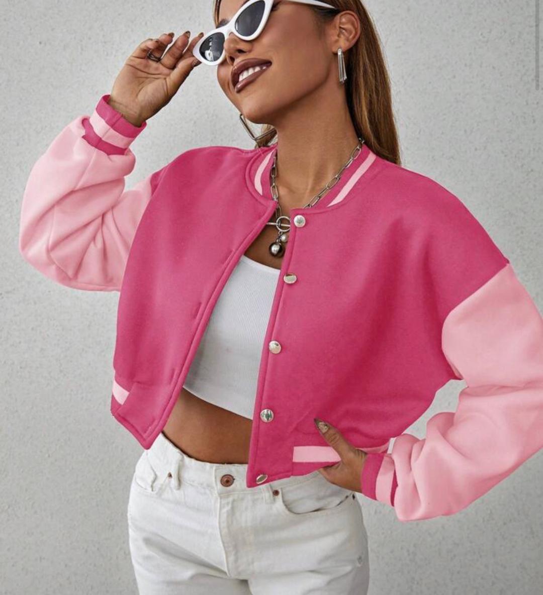 Pretty Pink The Vampire Barbie Varsity Jacket