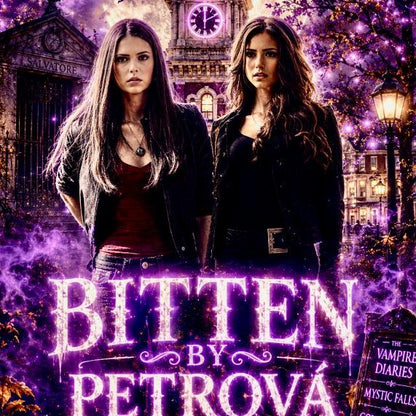Bitten Elana and Katherine Black T Shirt
