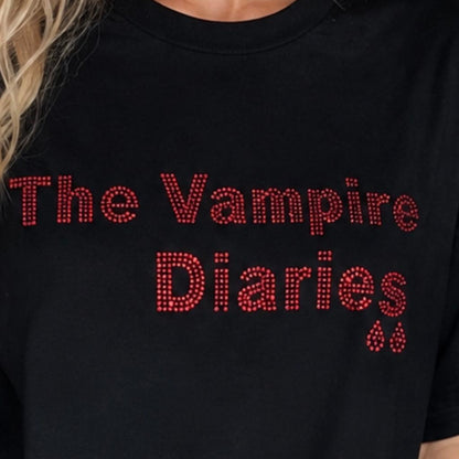 VAMPIRE DIARIES RED DIAMOND T SHIRT