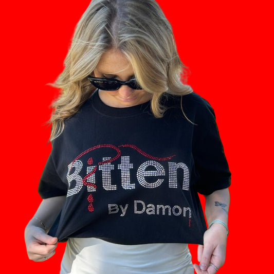 Black Rhinestone Tee in all Names