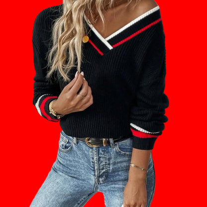 Vampires in red and black varsity sweater