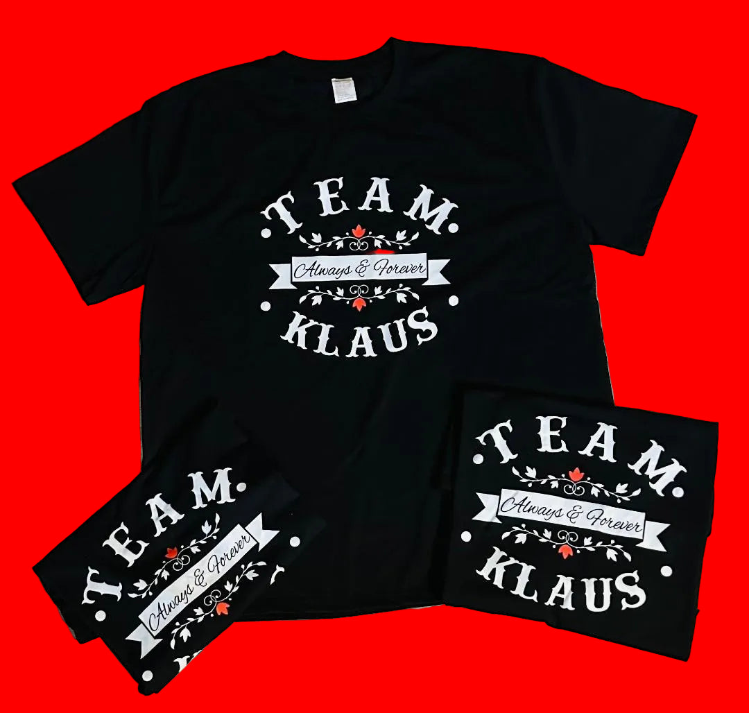 TEAM KLAUS MIKAELSON T SHIRT